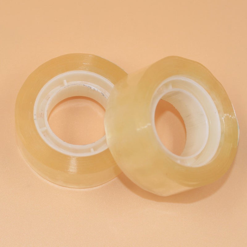 1 Pc Transparent Tape Students Adhesive Tape Sealing Sticky Tape Rolls Office Packing Supplies School Stationery